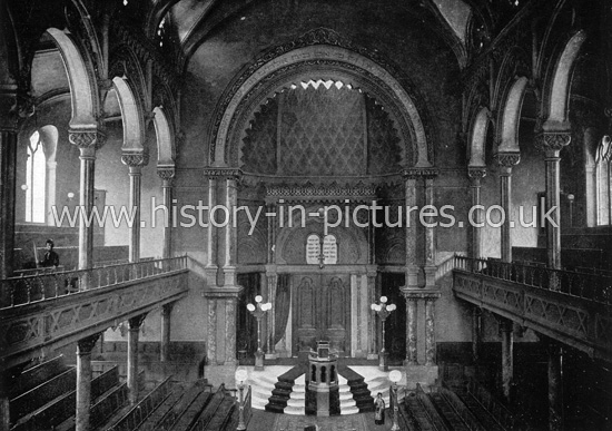 The Central Synagogue, Great Portland Street, London. c.1890's